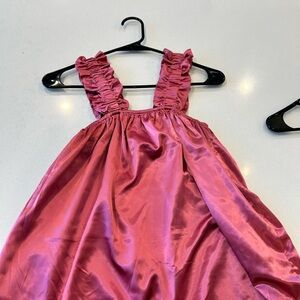 Dusty Pink Satin Tank